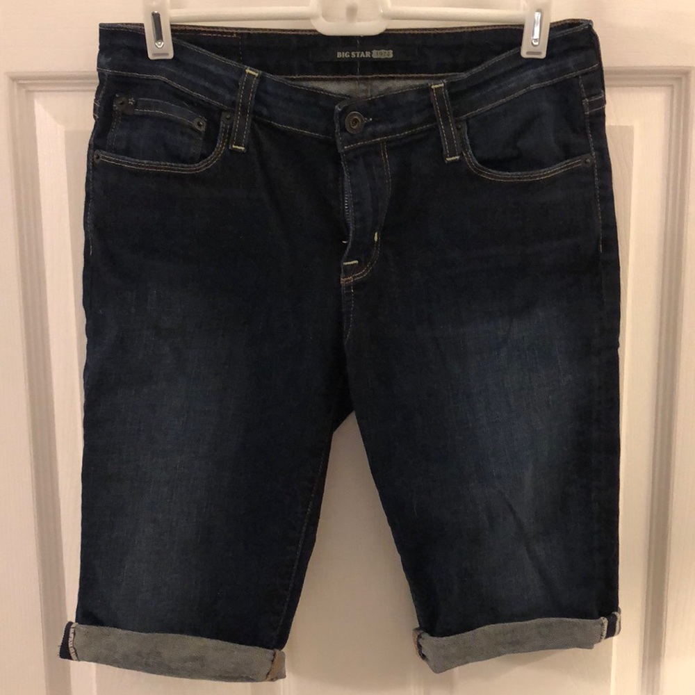 BIG STAR VINTAGE MADDIE BERMUDA STRETCH SHORT DARK